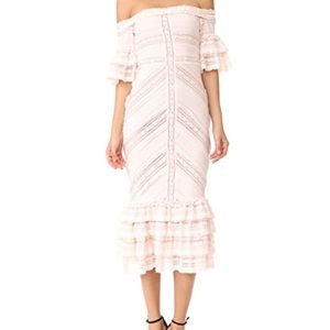 Cinq a Sept Naya Dress in Pastel Pink